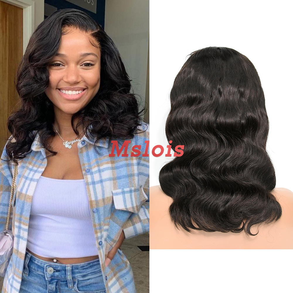 Body Wave Natural Color Transparent Lace 13X4 Bob Wig