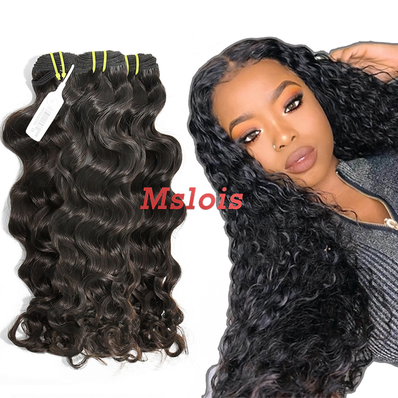 #1b Peruvian Raw Human Hair Weft indian wavy