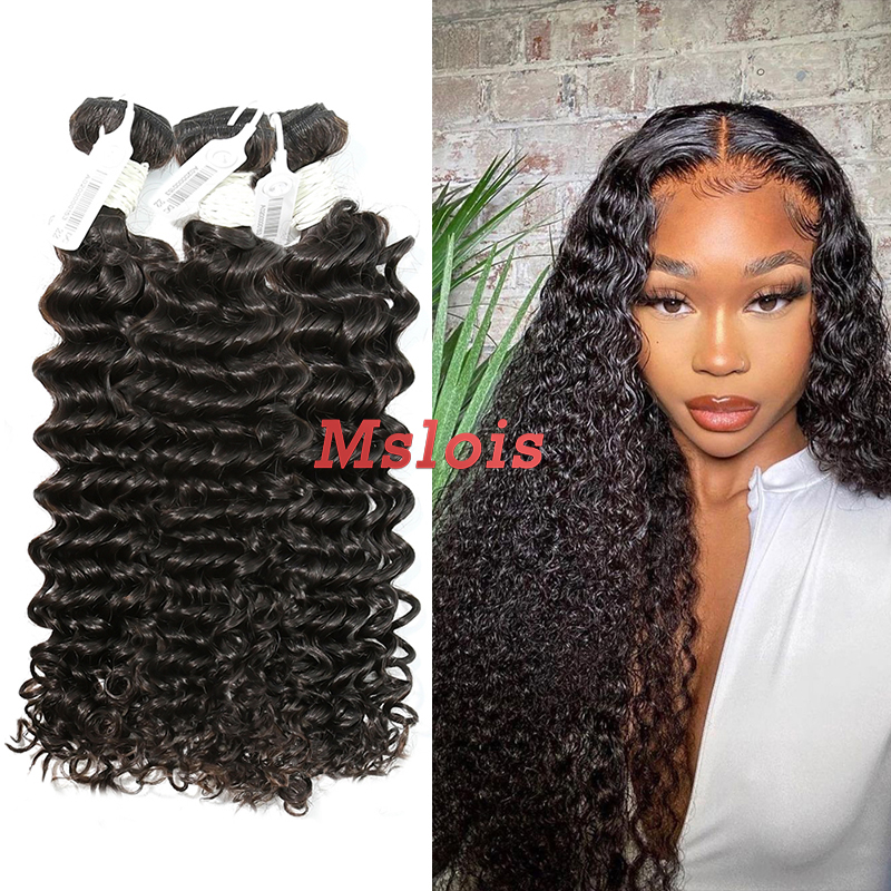 #1b Indian Virgin Hair Weft deep curly