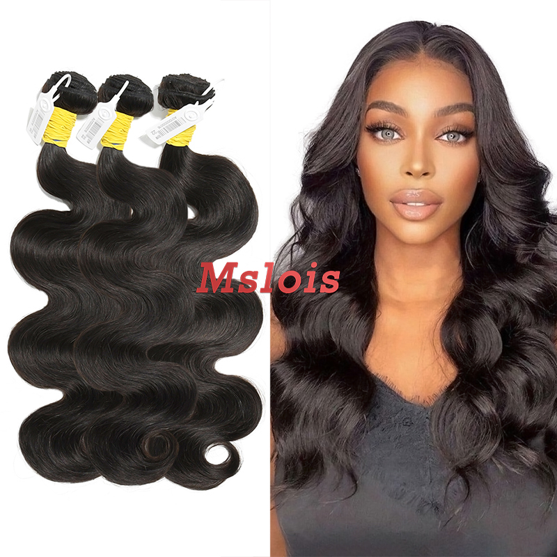 #1b Brazilian Raw Human Hair Weft body wave