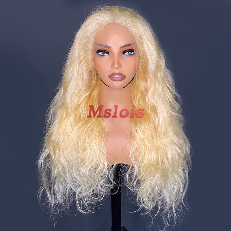 #613 Blonde European Raw Human Hair HD 13×6 frontal wig Body Wave