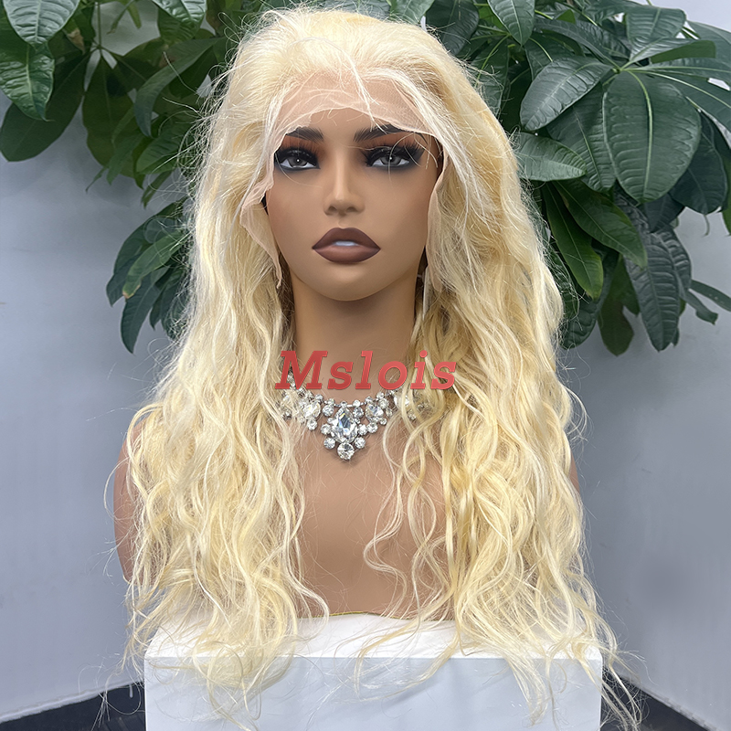 #613 Blonde European Virgin Human Hair HD 13×4 frontal wig Body Wave