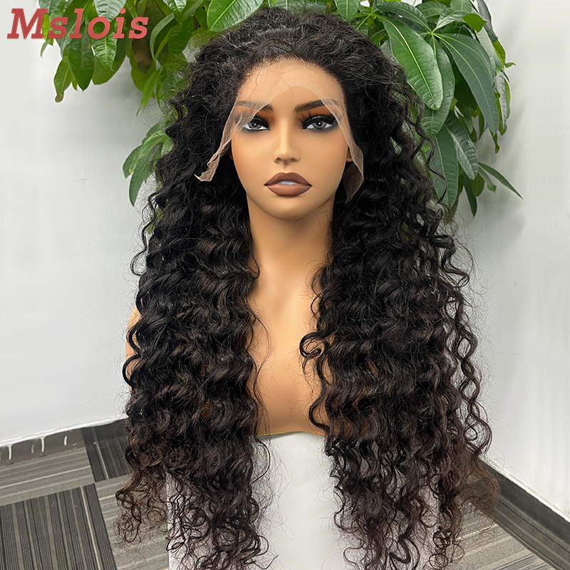 Brazilian Virgin Human Hair 13x4 Swiss HD wig Deep Wave