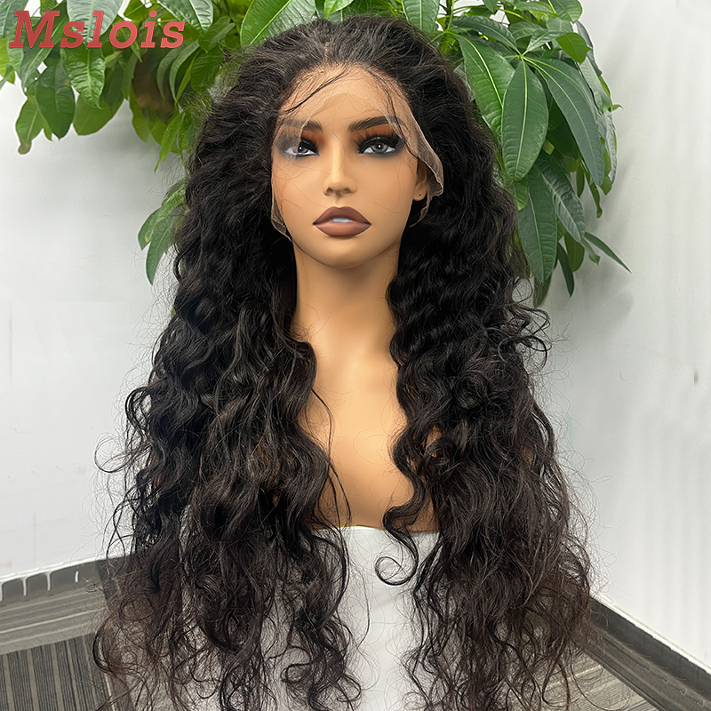 Brazilian Virgin Human Hair 13x4 Swiss HD wig Ocean Wave