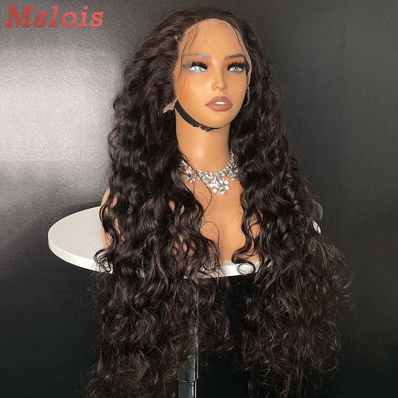 Brazilian Raw Human Hair 13x4 Swiss HD wig Ocean Wave