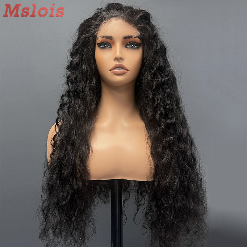 #1b Brazilian Raw Human Hair 5x5 closure wig indian curly