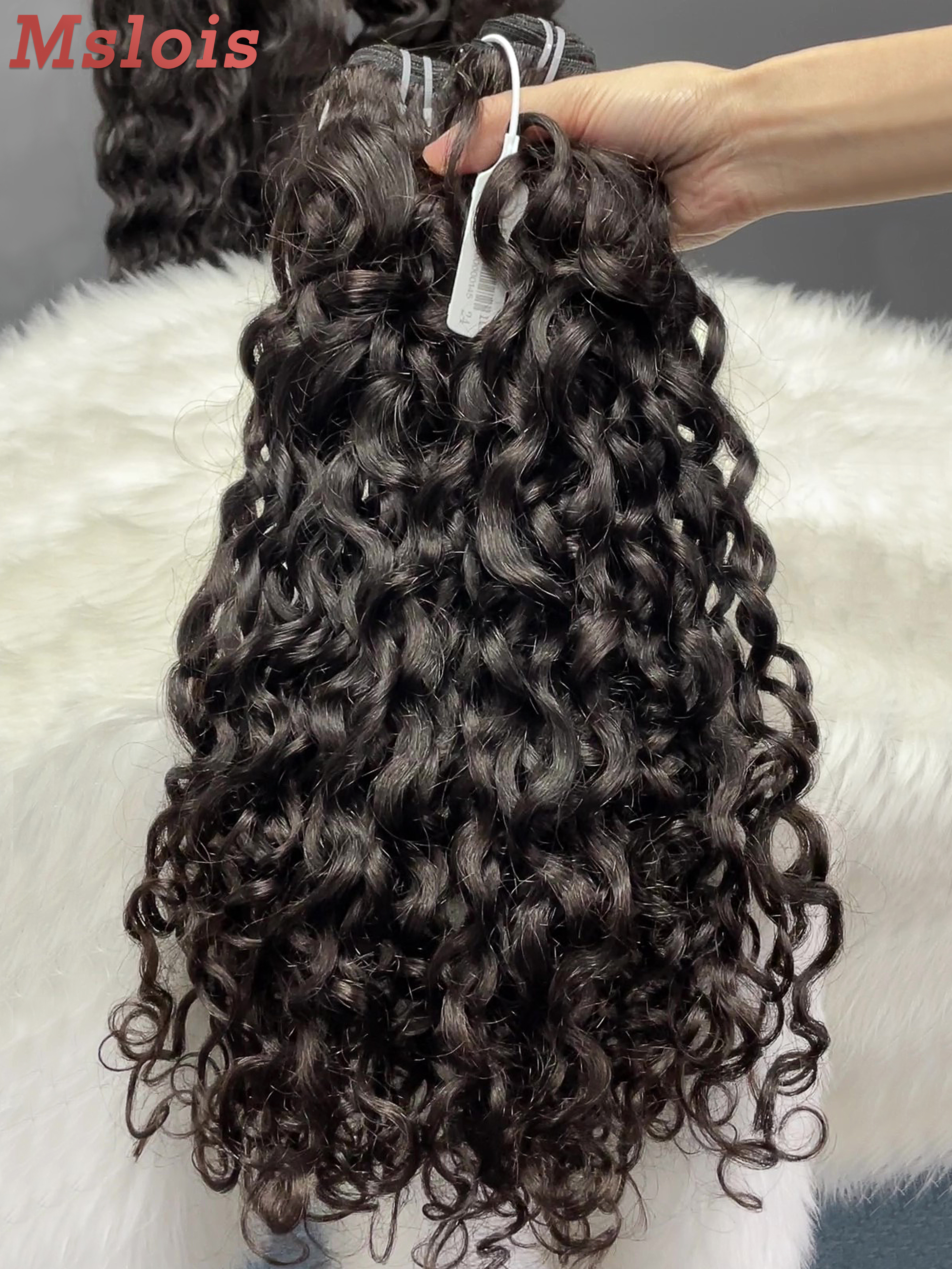 Virgin Italy Curly Hair Bundle 18 20 22Inch Free Shipping