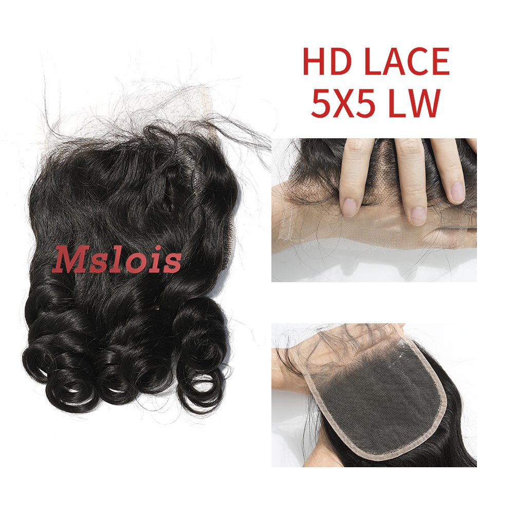 HD Lace Virgin Human Hair Loose Wave 5×5 Lace Closure